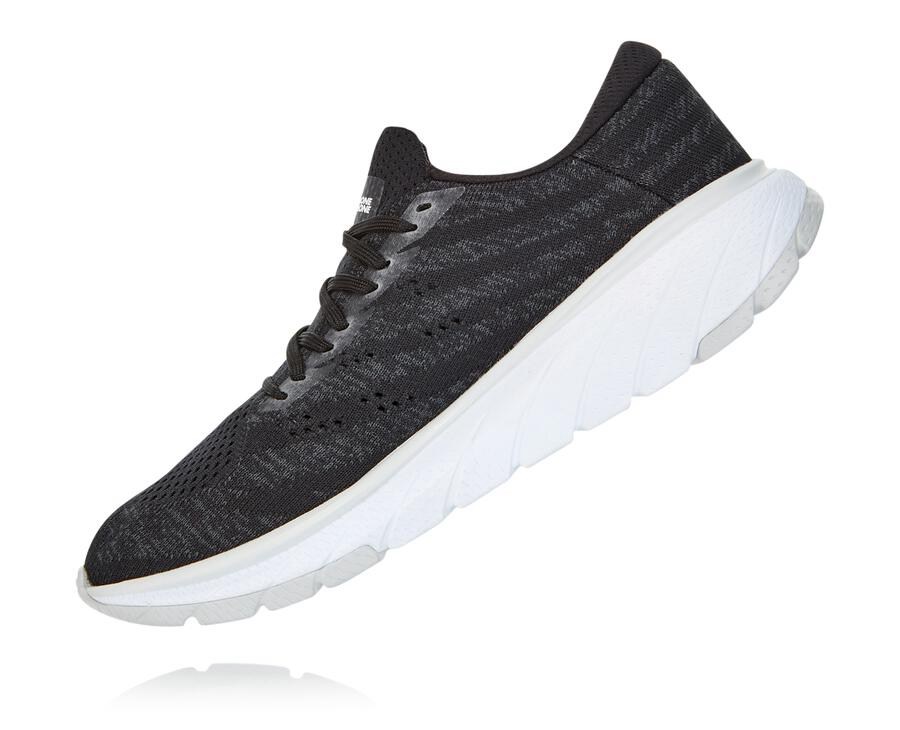 Hoka One One Cavu 3 Promenadskor Dam - Svarta/Vita - DCZQJ-6723